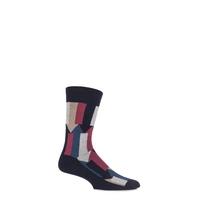 Mens 1 Pair SockShop Arrow Patterned Colour Burst Socks