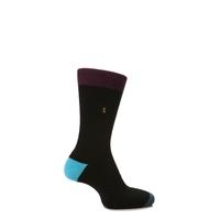 Mens 1 Pair SockShop Contrast Colour Burst Socks