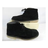 mens black suede ankle boot size 8 hobos size 8 black