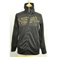 Men\'s casual jacket. Henleys Deluxe Project - Size: S - Black - Bomber jacket