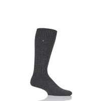 mens 1 pair tommy hilfiger cashmere ribbed socks