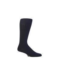 mens 1 pair viyella half hose wool ribbed socks with hand linked toe