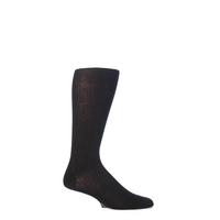 Mens 1 Pair Viyella Knee High Mercerised Cotton Socks With Hand Linked Toe