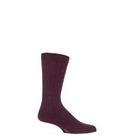 mens 1 pair viyella short wool ribbed socks with hand linked toe