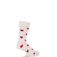 mens and ladies 1 pair happy socks heart combed cotton socks