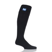 mens 1 pair hj hall saltire scottish flag wool mix kilt socks