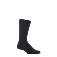 Mens 1 Pair HJ Hall Extra Wide Wool Softop Socks