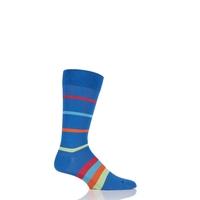 Mens 1 Pair HJ Hall Elkins Striped Egyptian Cotton Socks