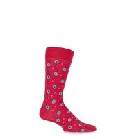 Mens 1 Pair HJ Hall Jefferson Spotty Egyptian Cotton Socks