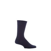 Mens 1 Pair HJ Hall Extra Wide Cotton Softop Socks