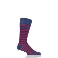 mens 1 pair hj hall heligan striped bamboo socks