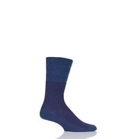 Mens 1 Pair HJ Hall Jester Striped Softop Socks