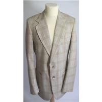 Mens Tweed Jacket High and Mighty High and Mighty - Size: M - Cream / ivory - Jacket