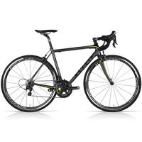 Merlin Nitro SL Carbon Road Bike - 2017 - Graphite / Fluro Yellow / Large