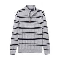 Merino Stripe Half Zip Jumper