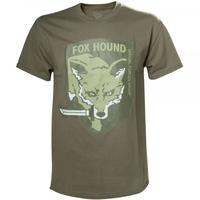 Metal Gear Solid Fox Hound Special Forces Group Mens Small T-Shirt - Green