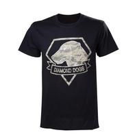 Metal Gear Solid V Diamond Dogs Army Mens Large Black T-Shirt