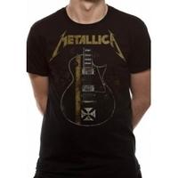 Metallica Hetfield Iron Cross Small T-Shirt - Black