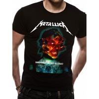 Metallica - Hardwired Album Cover Unisex Large T-Shirt - Black