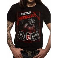 metallica hell on earth mens small t shirt black