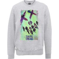 mens xl suicide squad poster sweatshirt