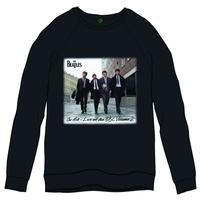 Medium Black Men\'s The Beatles On Air Sweatshirt