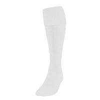 Men\'s Size White Plain Football Socks