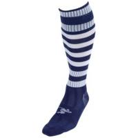 mens size navy white hooped football socks