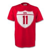 mesut ozil arsenal crest tee red kids