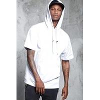 Mesh Knit Short Sleeve Hoodie