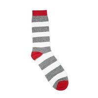 Men Stripe Crew Socks