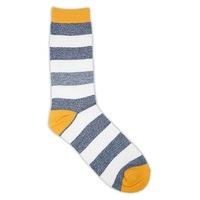 Men Stripe Crew Socks