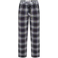 mens printed drawcord checked cobalt lounge bottoms tokyo laundry