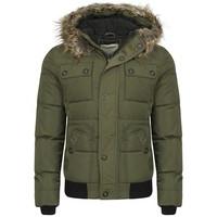 mens dissident delmonica padded jacket in green