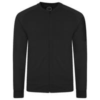 mens hugo qutory bomber jacket with pocket sleeve in black