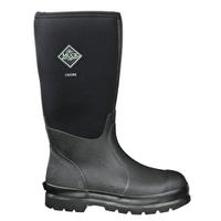 mens chore hi wellies black