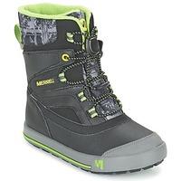 Merrell SNOW BANK 2.0 WTPF boys\'s Children\'s Snow boots in black