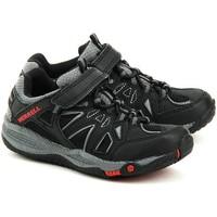 merrell allout blaze boyss childrens shoes trainers in black