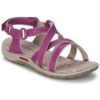 merrell jazmin kids girlss childrens sandals in purple