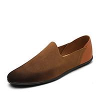 Men\'s Loafers Slip-Ons Spring Summer Comfort Light Soles Suede Office Career Party Evening Casual Flat Heel Walking
