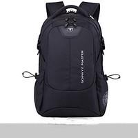 men backpack canvas sports outdoor zipper black purple blue light gray