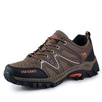 Men\'s Sneakers Spring / Fall Comfort Tulle Casual Flat Heel Blue / Brown / Green Hiking