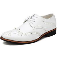 Men\'s Shoes Wedding / Office Career / Party Evening / Casual Customized Materials Oxfords Black/Yellow/White
