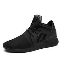 Men\'s Shoes Athletic Fabric Fashion Sneakers Black