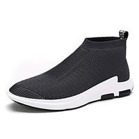 Men\'s Sneakers Spring Summer Fall Comfort Light Soles Tulle Outdoor Casual Flat Heel Walking Shoes