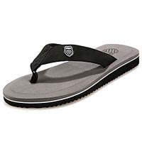 mens slippers flip flops summer comfort pu outdoor flat heel walking