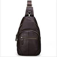 Men Cowhide Messenger Shoulder Bag / Mobile Phone Bag / Travel Bag