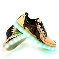 mens sneakers spring fall comfort light up shoes pu casual flat heel l ...