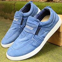 mens sneakers spring summer mary jane denim outdoor flat heel others