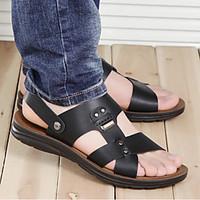 mens sandals spring summer comfort pu casual